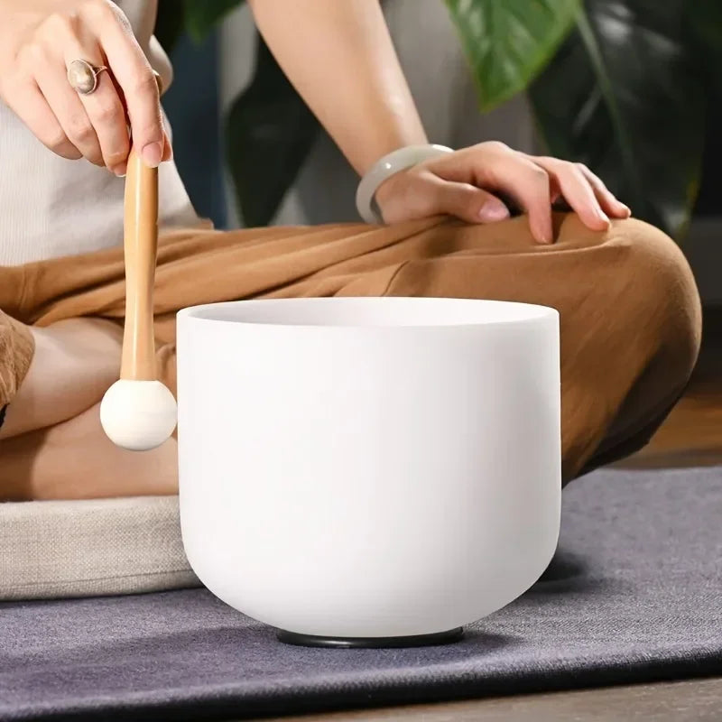 2025-new Crystal Singing Bowl 528 Hz Sound Bowls for Sound Healing, Meditation Sound Bath Music Bowl Yoga Bowl